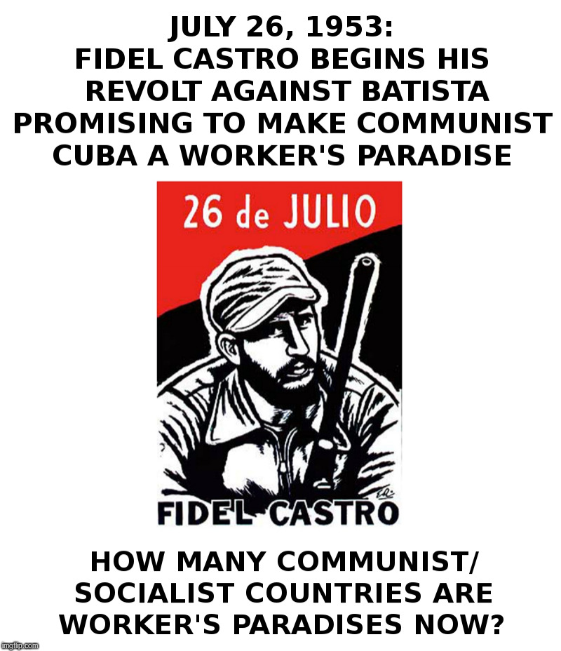 Fidel Castro's Worker's Paradise | image tagged in fidel castro,communist socialist,democratic socialism | made w/ Imgflip meme maker