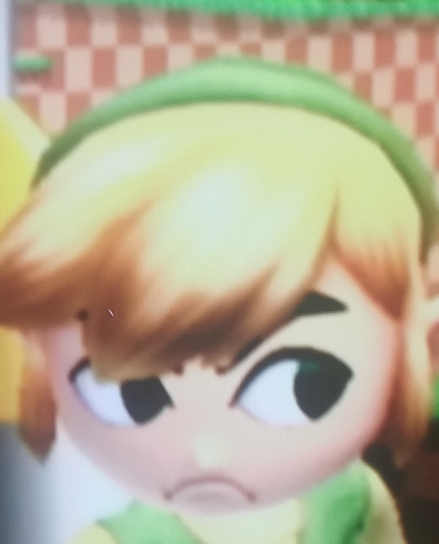 High Quality Toon link mad Blank Meme Template