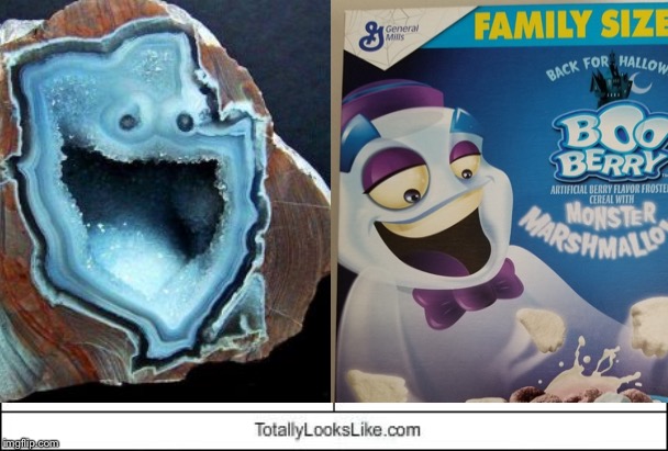 Very happy agate totally looks like the Boo Berry ghost | image tagged in totally looks like | made w/ Imgflip meme maker