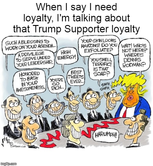 High Quality That Trump Supporter Loyalty Blank Meme Template