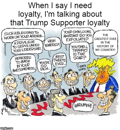 that trump supporter loyalty Blank Meme Template