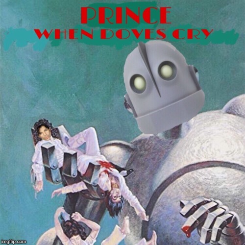 I Am Iron Giant | A | image tagged in queen,prince,iron,giant,bad album art,rock music | made w/ Imgflip meme maker