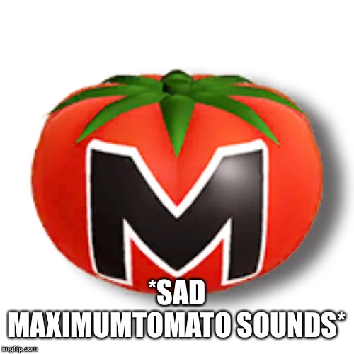 *SAD MAXIMUMTOMATO SOUNDS* | made w/ Imgflip meme maker