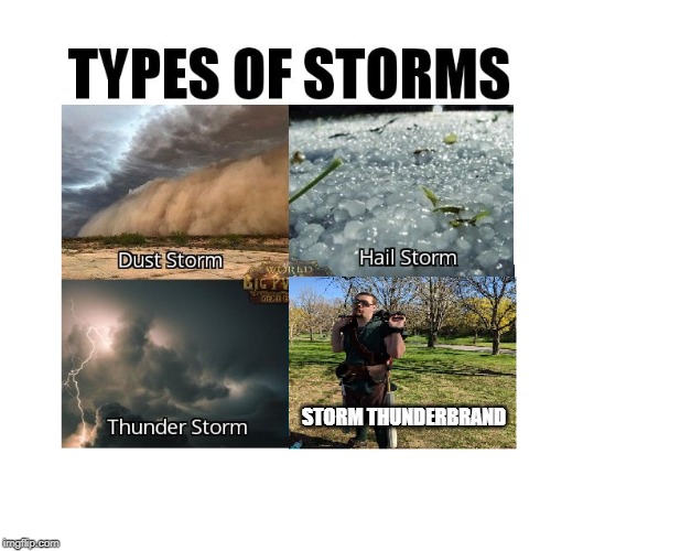 STORM THUNDERBRAND | image tagged in larp,amtgard | made w/ Imgflip meme maker