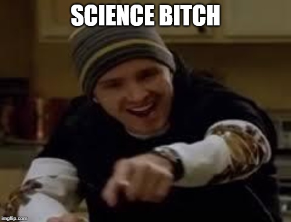 yeah science bitch | SCIENCE B**CH | image tagged in yeah science bitch | made w/ Imgflip meme maker