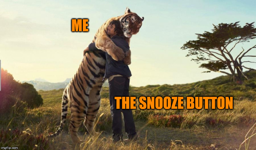 THE SNOOZE BUTTON ME | made w/ Imgflip meme maker