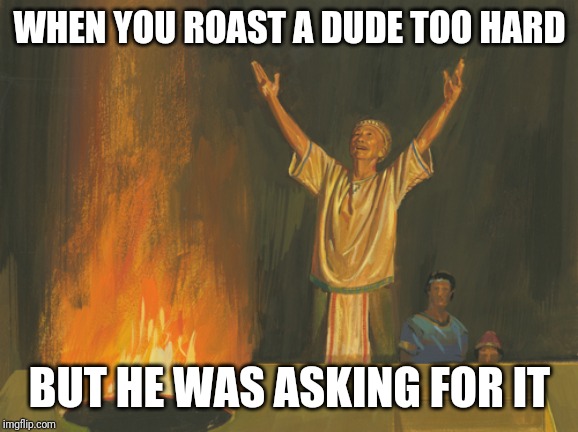 You only have yourself to blame | WHEN YOU ROAST A DUDE TOO HARD; BUT HE WAS ASKING FOR IT | image tagged in roast,overkill,proud | made w/ Imgflip meme maker