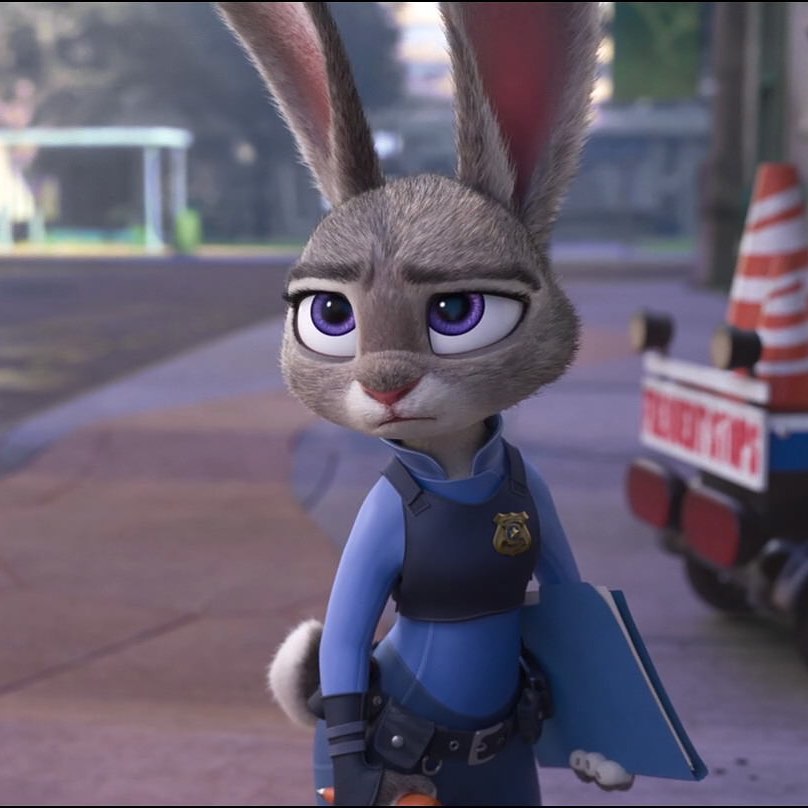 Judy Hopps serious Blank Meme Template