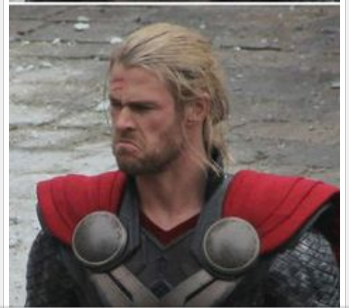 High Quality Thor sad Blank Meme Template