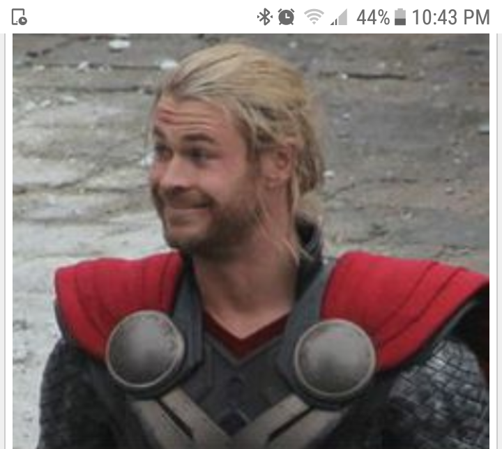 Thor happy Blank Meme Template