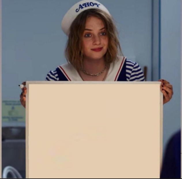 High Quality Ahoy Girl Blank Meme Template