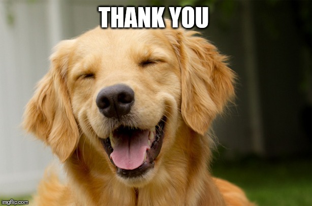 Happy Smile | THANK YOU | image tagged in happy smile | made w/ Imgflip meme maker
