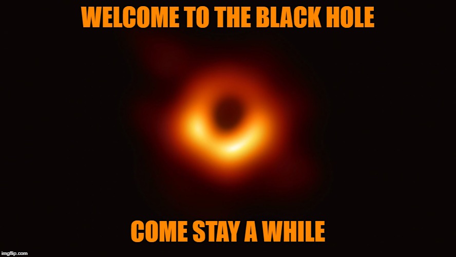 will everything be sucked into a black hole