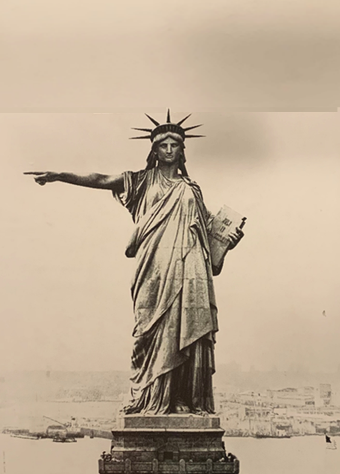 Statue of Liberty Get Out Blank Meme Template