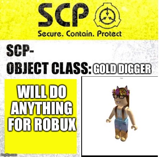 Scp Sign Generator Imgflip - 36 robux