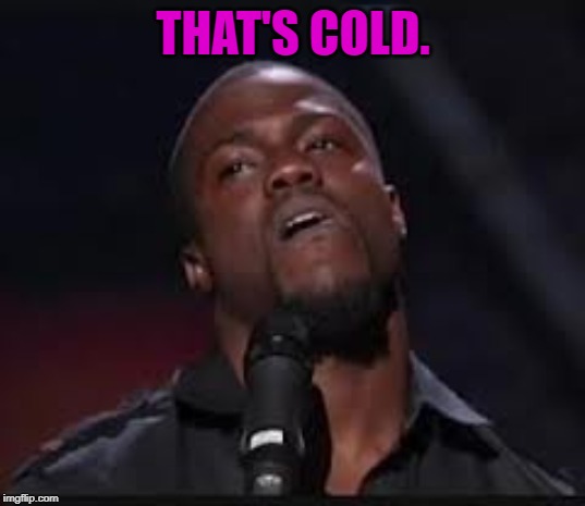 Kevin Hart | THAT'S COLD. | image tagged in kevin hart | made w/ Imgflip meme maker