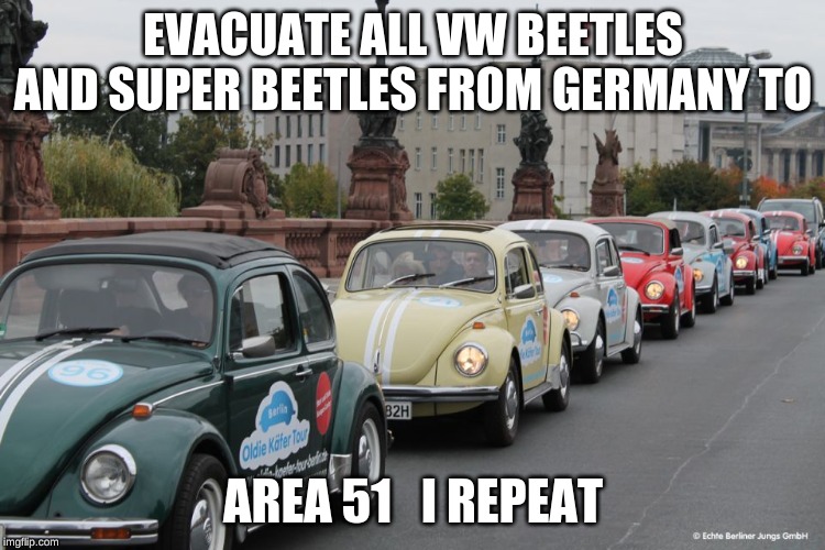 Vw Beetle Procession Imgflip