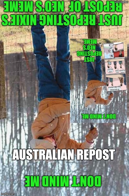 AUSTRALIAN REPOST | image tagged in repost | made w/ Imgflip meme maker