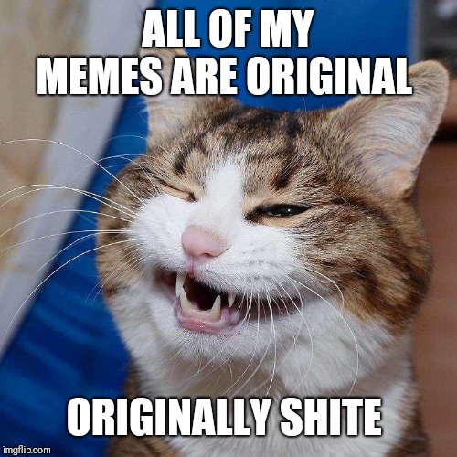 ALL OF MY MEMES ARE ORIGINAL ORIGINALLY SHITE | made w/ Imgflip meme maker