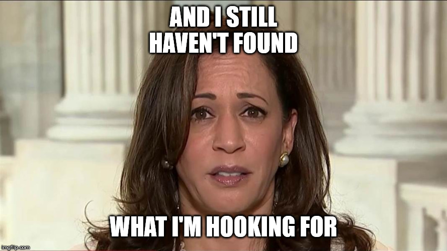 kamala harris | AND I STILL

HAVEN'T FOUND; WHAT I'M HOOKING FOR | image tagged in kamala harris | made w/ Imgflip meme maker