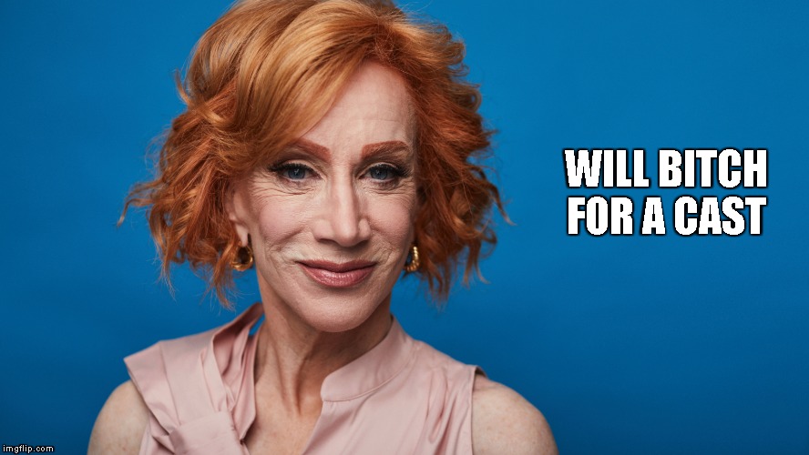 D-List | WILL B**CH FOR A CAST | image tagged in memes,kathy griffin | made w/ Imgflip meme maker