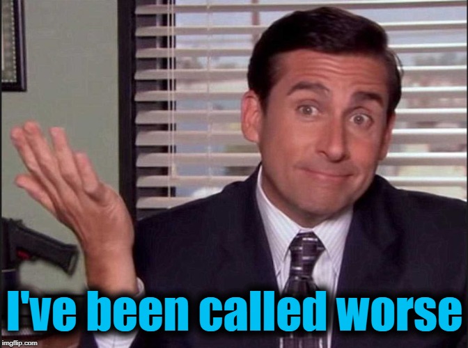 Michael Scott | I've been called worse | image tagged in michael scott | made w/ Imgflip meme maker