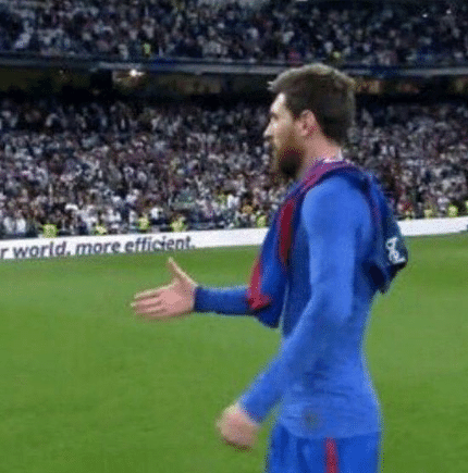 Messi + EA Blank Meme Template