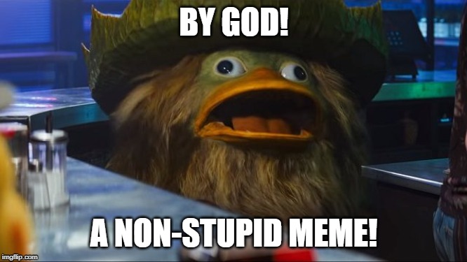 Ludicolo | BY GOD! A NON-STUPID MEME! | image tagged in ludicolo | made w/ Imgflip meme maker