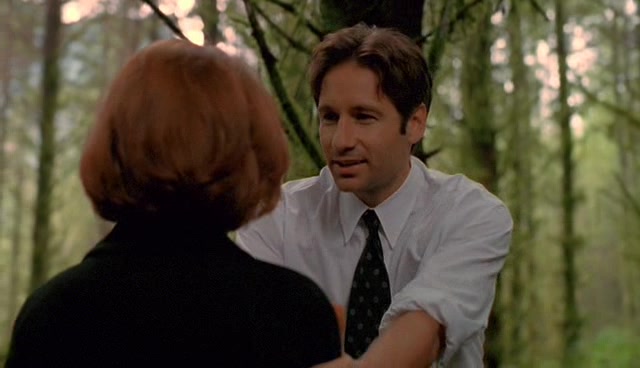 Mulder scully chill Blank Meme Template