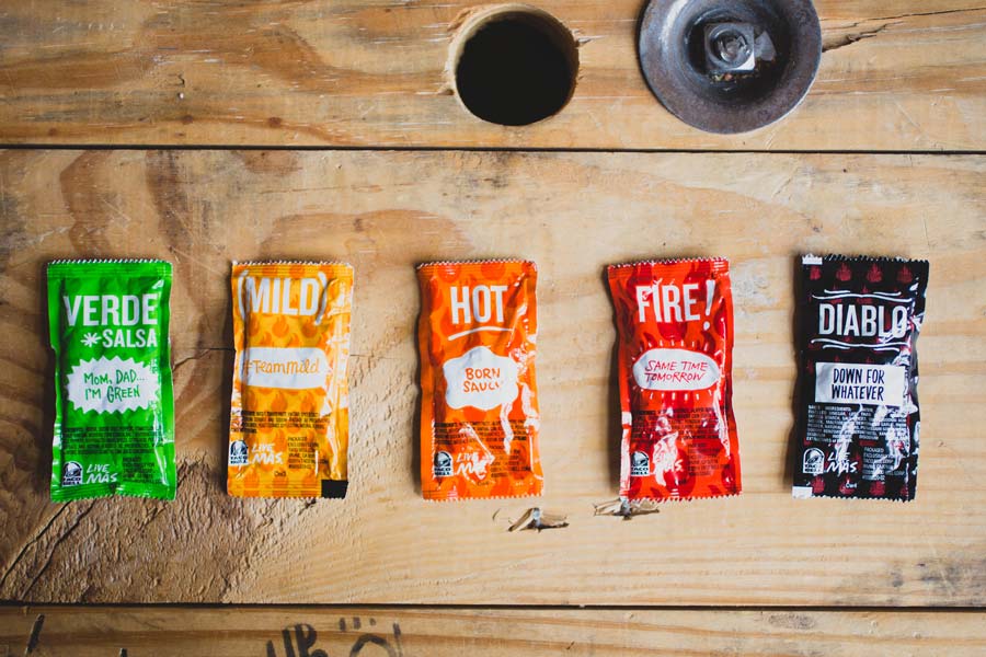 Taco Bell Hot Sauces! 