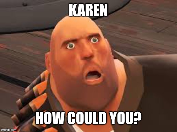 HOW COULD THIS HAPPEN | KAREN HOW COULD YOU? | image tagged in how could this happen | made w/ Imgflip meme maker