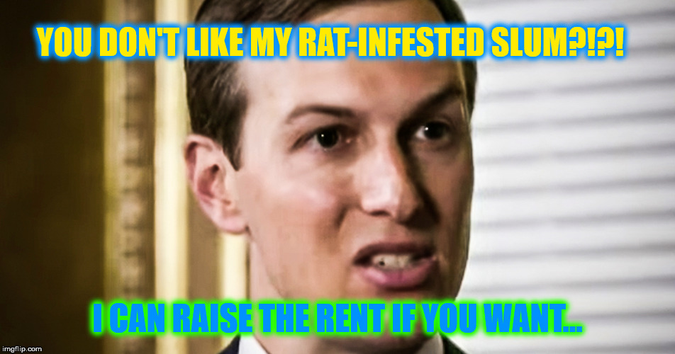 YOU DON'T LIKE MY RAT-INFESTED SLUM?!?! I CAN RAISE THE RENT IF YOU WANT... | made w/ Imgflip meme maker