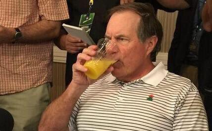 belichick orange juice Blank Meme Template