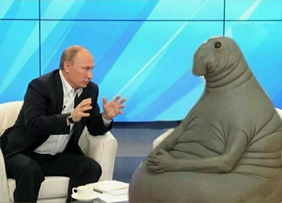 Putin Wosh Blank Meme Template