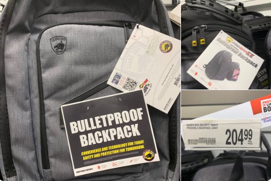 Bulletproof Backpack Blank Meme Template