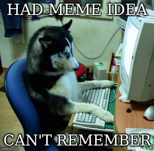can't remember that damn meme | HAD MEME IDEA; CAN'T REMEMBER | image tagged in memes,i have no idea what i am doing | made w/ Imgflip meme maker