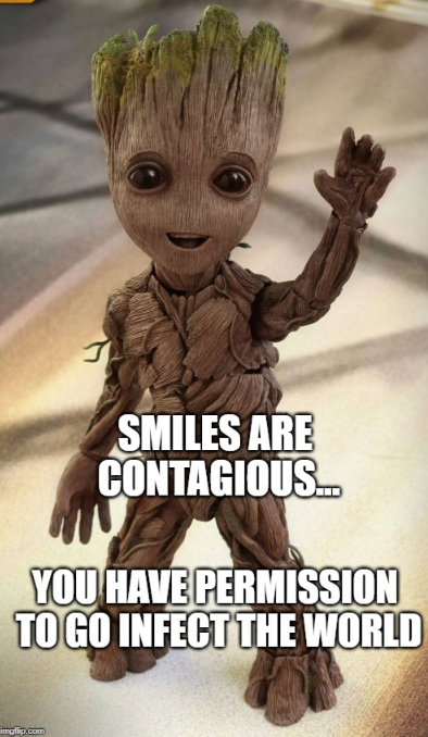 Smiles are contagious Blank Meme Template