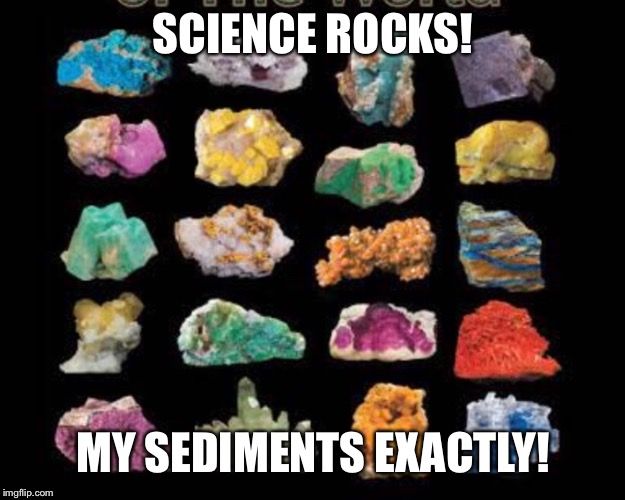 SCIENCE ROCKS! MY SEDIMENTS EXACTLY! | made w/ Imgflip meme maker