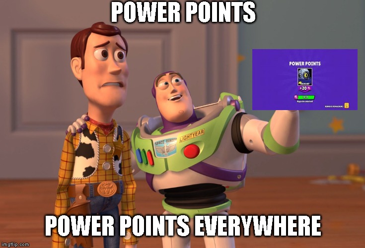 X, X Everywhere | POWER POINTS; POWER POINTS EVERYWHERE | image tagged in memes,x x everywhere | made w/ Imgflip meme maker