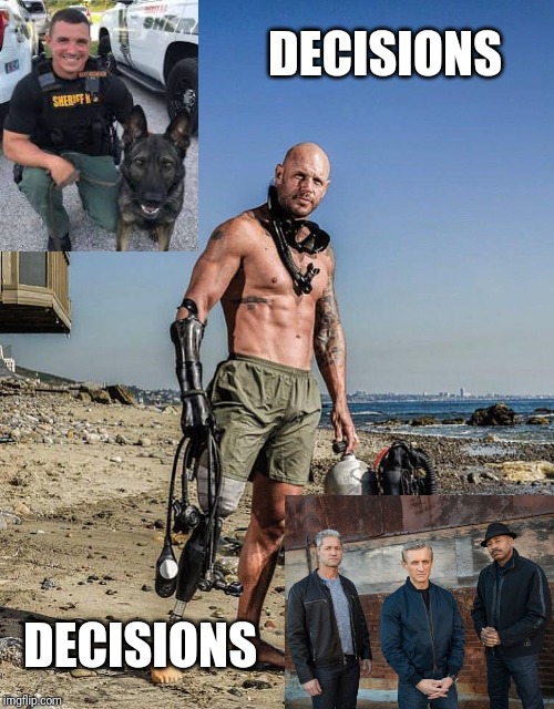 Shark Week vs Live PD | DECISIONS; DECISIONS | image tagged in funny memes | made w/ Imgflip meme maker