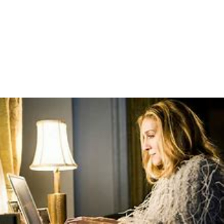 High Quality Carrie Bradshaw Typing Blank Meme Template