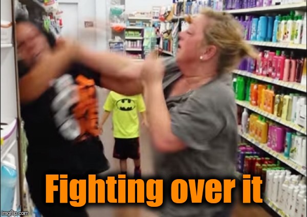 Cat fight | Fighting over it | image tagged in cat fight | made w/ Imgflip meme maker