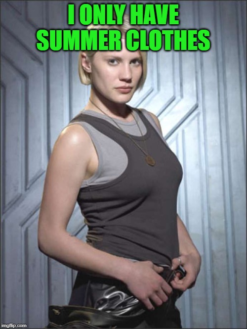 Tank Top | I ONLY HAVE SUMMER CLOTHES | image tagged in tank top | made w/ Imgflip meme maker