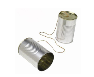 High Quality Tin can and string Blank Meme Template