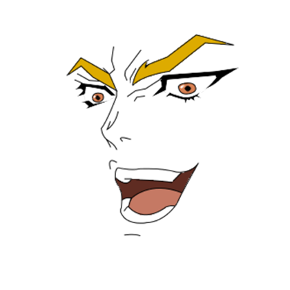 Memes Jojo Dio Diobrando - Kono Dio Da Face Emoji,Dio Emoji - free  transparent emoji 