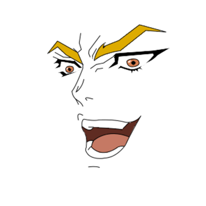 Anime Kono Dio Da Jojo Face | Mask