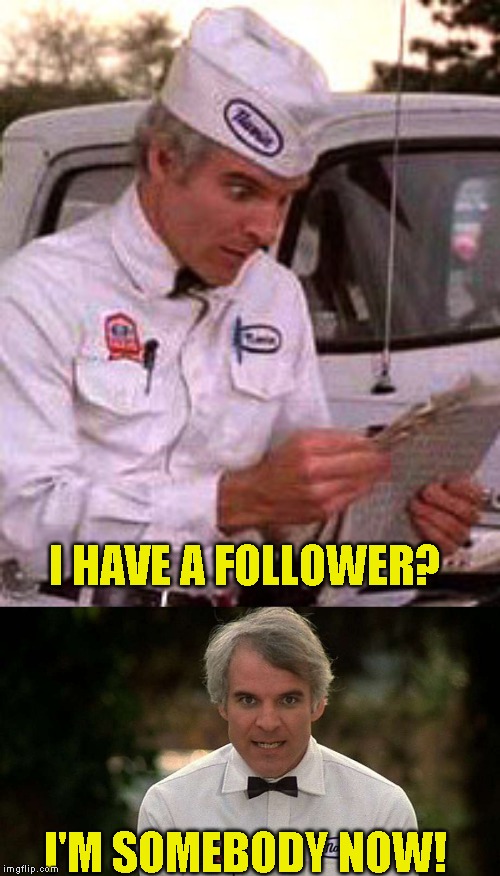 Is it that important to you? | I HAVE A FOLLOWER? I'M SOMEBODY NOW! | image tagged in the jerk,followers | made w/ Imgflip meme maker