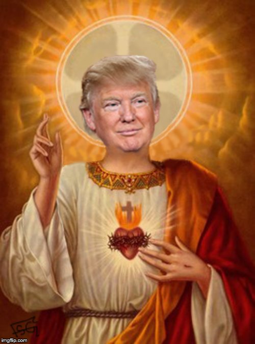 Jesus Trump | image tagged in jesus trump | made w/ Imgflip meme maker