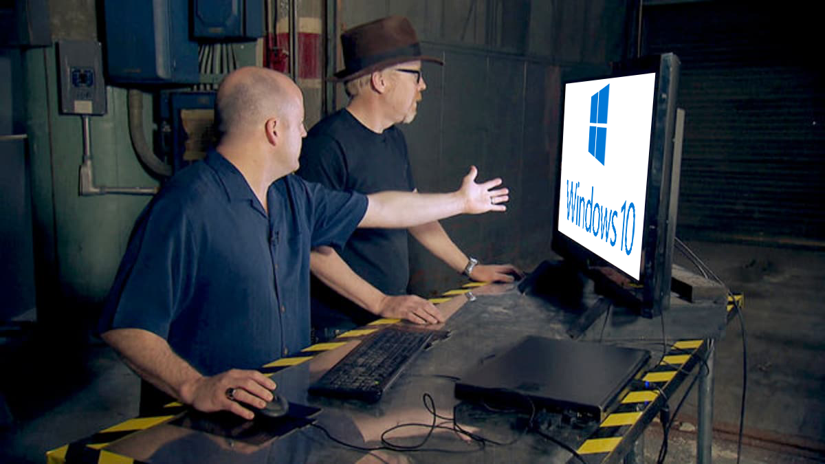 High Quality Mythbusters Windows 10 Blank Meme Template