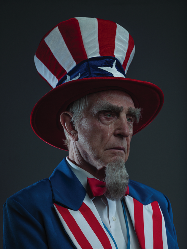 High Quality Uncle Sam Crying Blank Meme Template